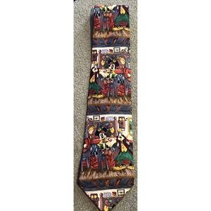 Disney Mickey & Co.‎ Men's Tie By Atlas Design Sweden With Great Golf Design